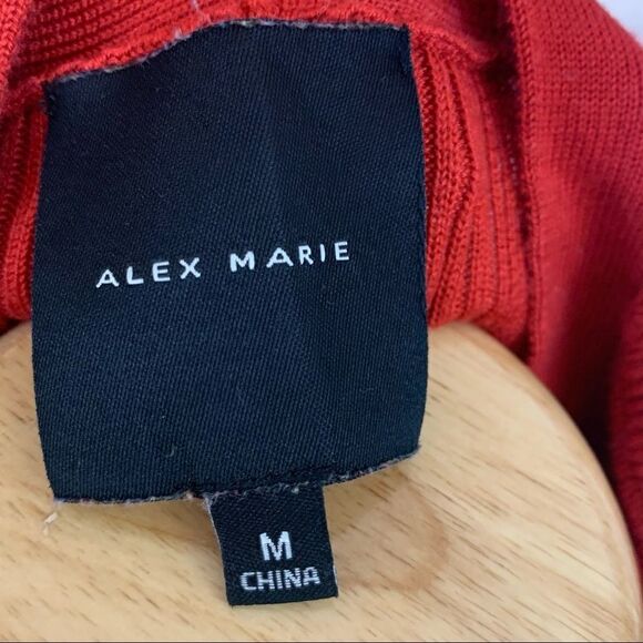 Alex Marie deep rust colored sweater vest S - Picture 5 of 6